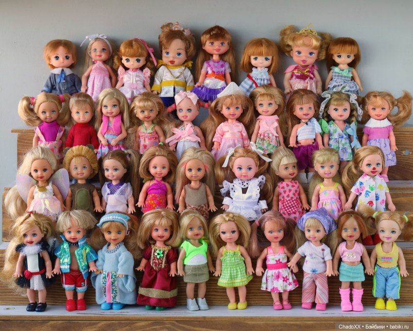 Мини кукольные массовочки по цветам волос (фото 7)