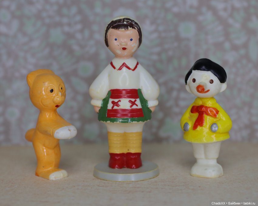 Мелкие игрушечки СССР - показываю новеньких