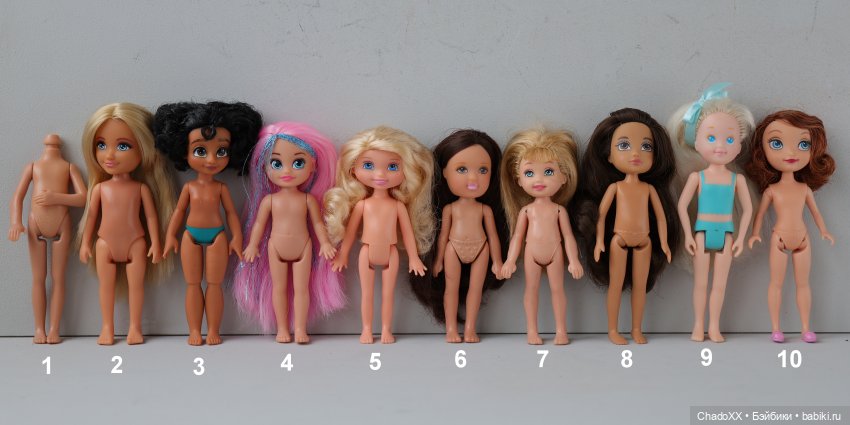 Сравнение мини кукольных тел подростковых пропорций (фото 4)