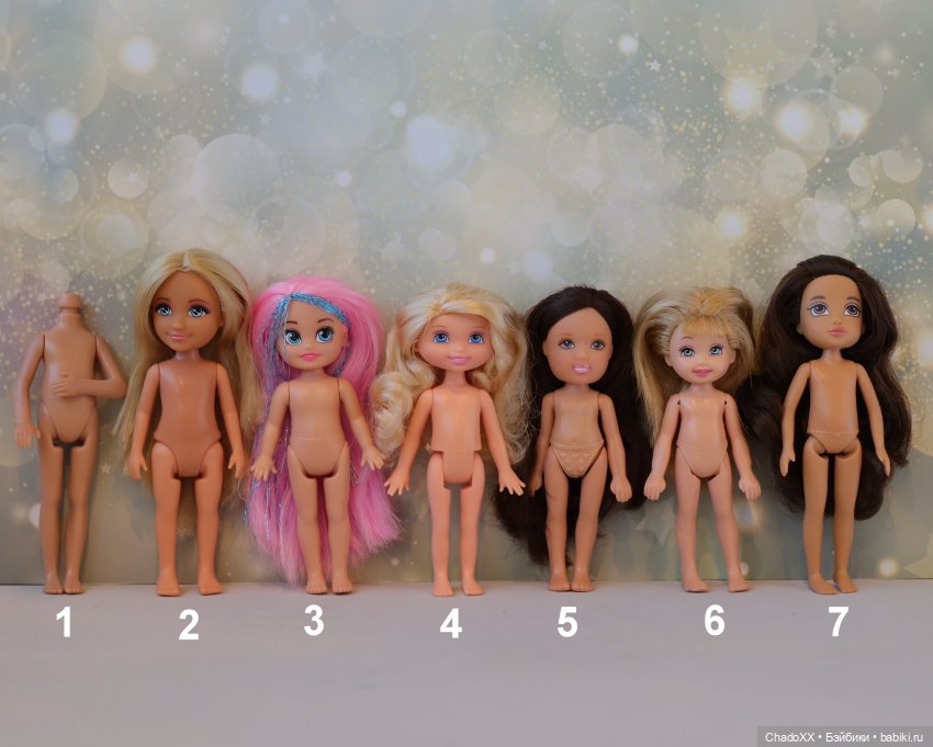 Сравнение мини кукольных тел подростковых пропорций