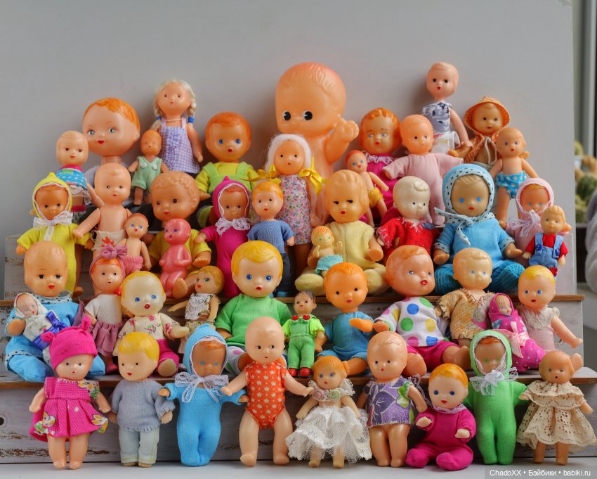 Пупсики и мини куколки СССР - кто новенький поселился у меня