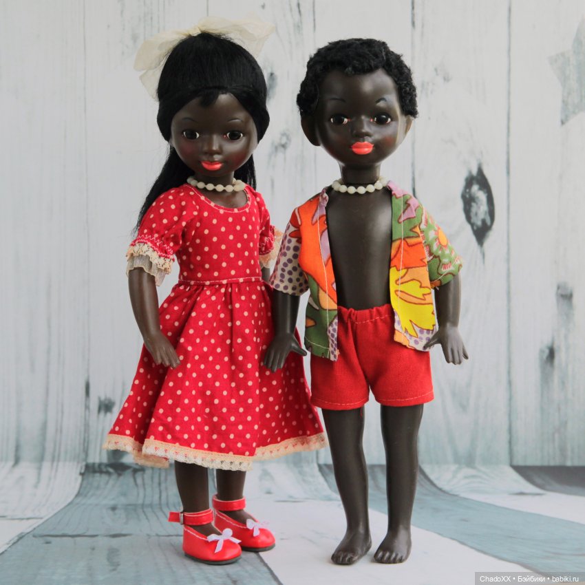 Мои куклы и игрушки из СССР - часть 5 - негритята