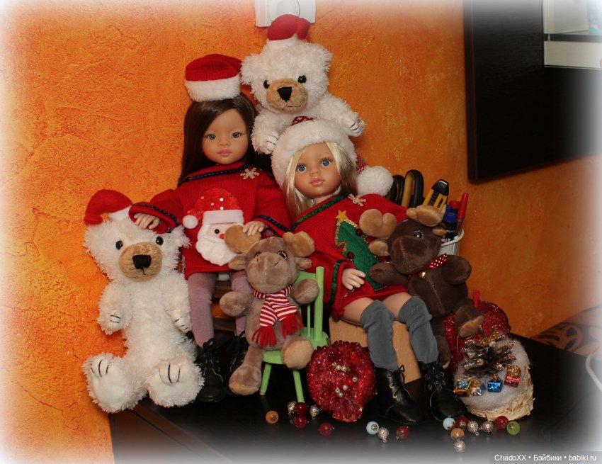 Любовь сквозь года - Новый год в моем куклохозяйстве - часть 1