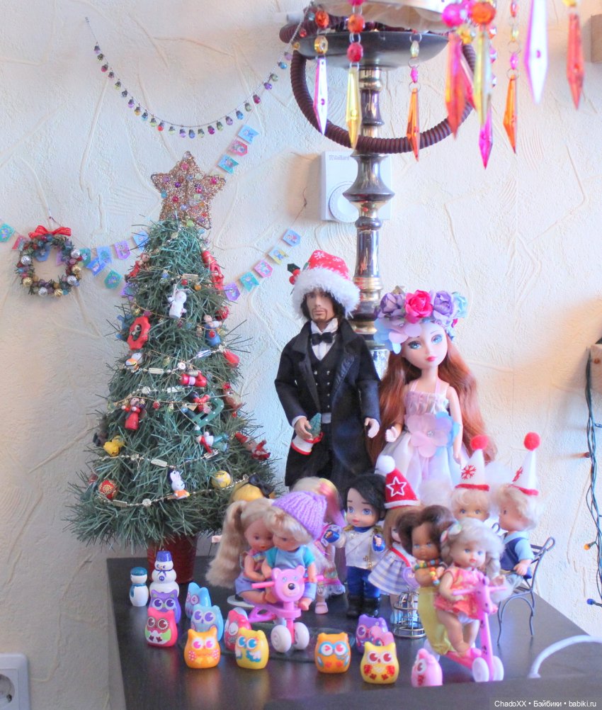 Любовь сквозь года - Новый год в моем куклохозяйстве - часть 1