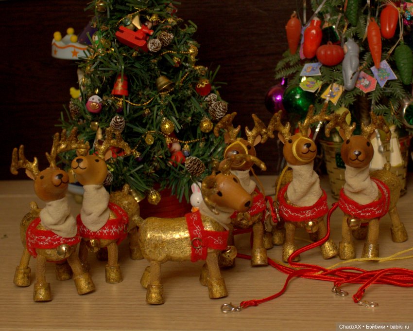 Любовь сквозь года - Новый год в моем куклохозяйстве - часть 1