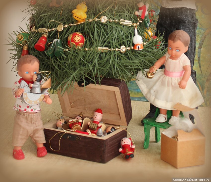 Любовь сквозь года - Новый год в моем куклохозяйстве - часть 3