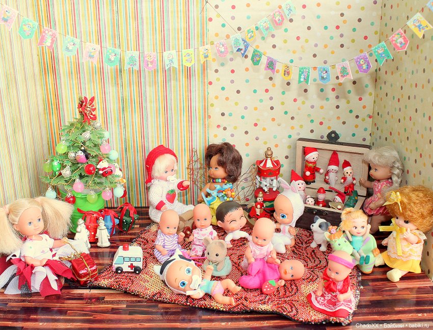 Любовь сквозь года - Новый год в моем куклохозяйстве - часть 3