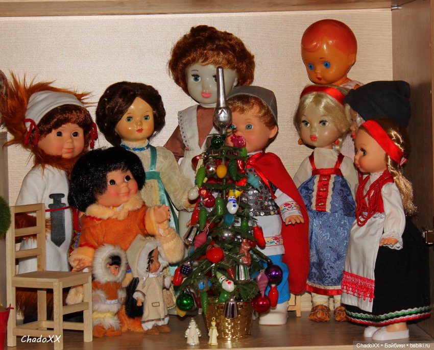 Любовь сквозь года - Новый год в моем куклохозяйстве - часть 3