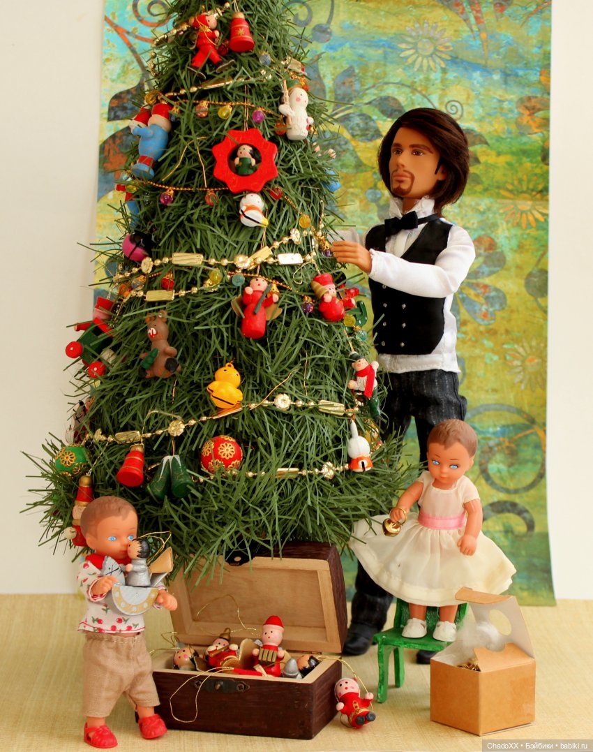 Любовь сквозь года - Новый год в моем куклохозяйстве - часть 3