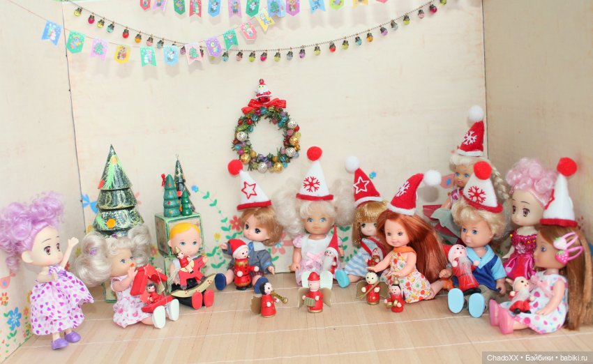 Любовь сквозь года - Новый год в моем куклохозяйстве - часть 3