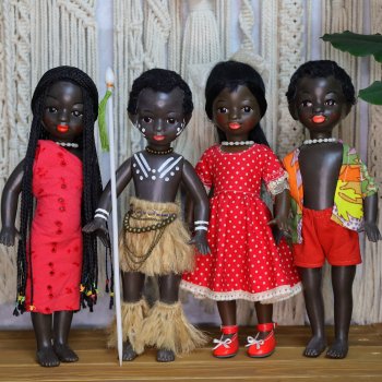 Мои куклы и игрушки из СССР - часть 5 - негритята