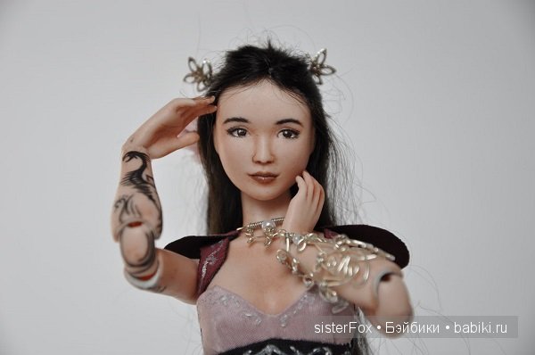 шарнирная фарфоровая кукла от SisterFox