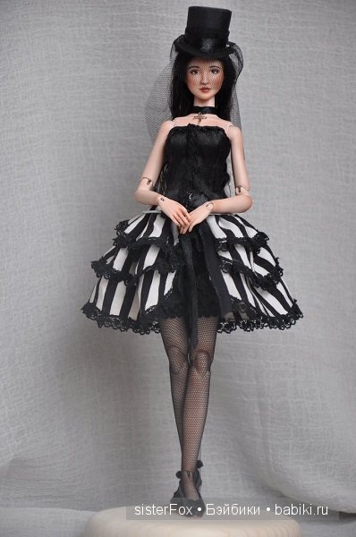 шарнирная фарфоровая кукла от SisterFox Мина