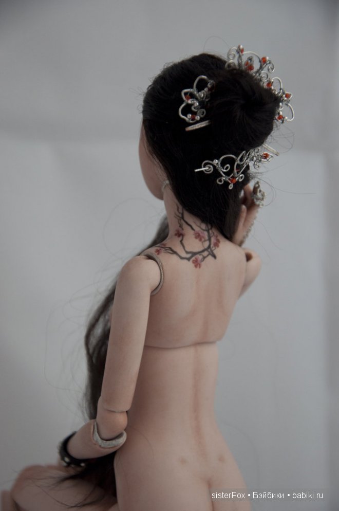 Шарнирная фарфоровая кукла от SysterFox Сакура