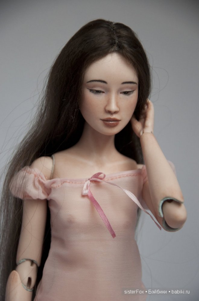 Шарнирная фарфоровая кукла от SysterFox Юки