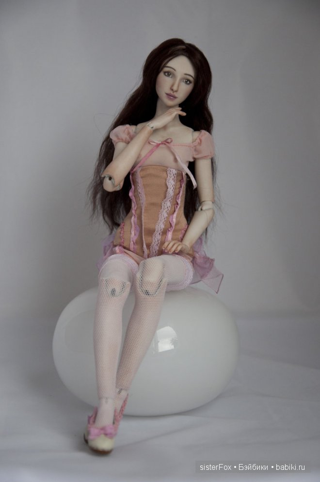 шарнирная фарфоровая кукла от SisterFox Аминат