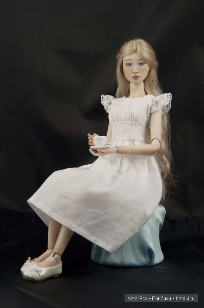шарнирная фарфоровая кукла от SisterFox Мирослава
