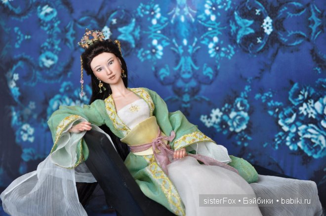 шарнирная фарфоровая кукла от SisterFox Нуо