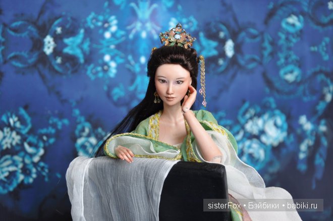 шарнирная фарфоровая кукла от SisterFox Нуо