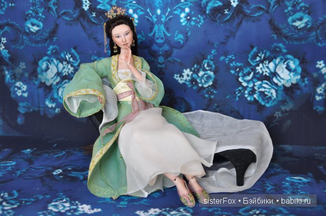 шарнирная фарфоровая кукла от SisterFox Нуо