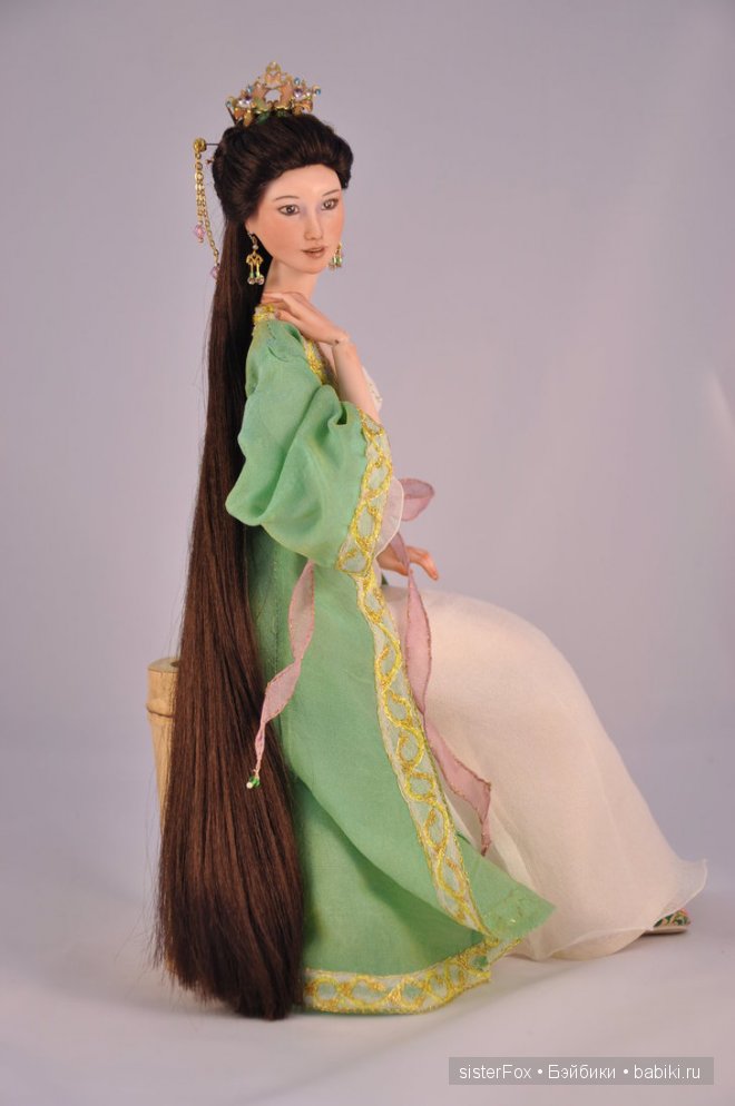 шарнирная фарфоровая кукла от SisterFox Нуо