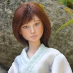 Японская девушка от SisterFox. Авторская фарфоровая кукла