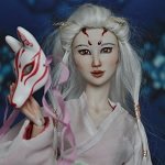 Шарнирная кукла Кицуне от SisterFox