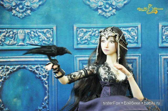 Винтер. Фарфоровая шарнирная кукла от SisterFox Винтер. Фарфоровая шарнирная кукла от SisterFox