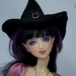 Лиловая ведьмочка от SisterFox. Авторская кукла