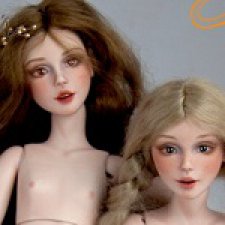 Фарфоровые шарнирные куколки с новой мастермодели