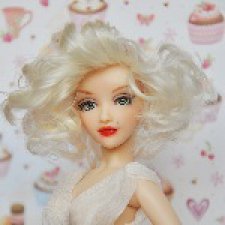 Перефотографировала Мерилин. Шарнирная кукла SisterFox