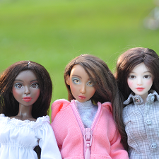 Шарнирные куклы в костюмчиках от SisterFox