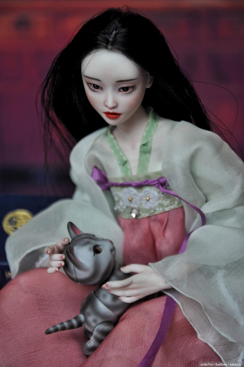 Фарфоровая принцесса — Авторские шарнирные куклы своими руками: лепка (фото 7)