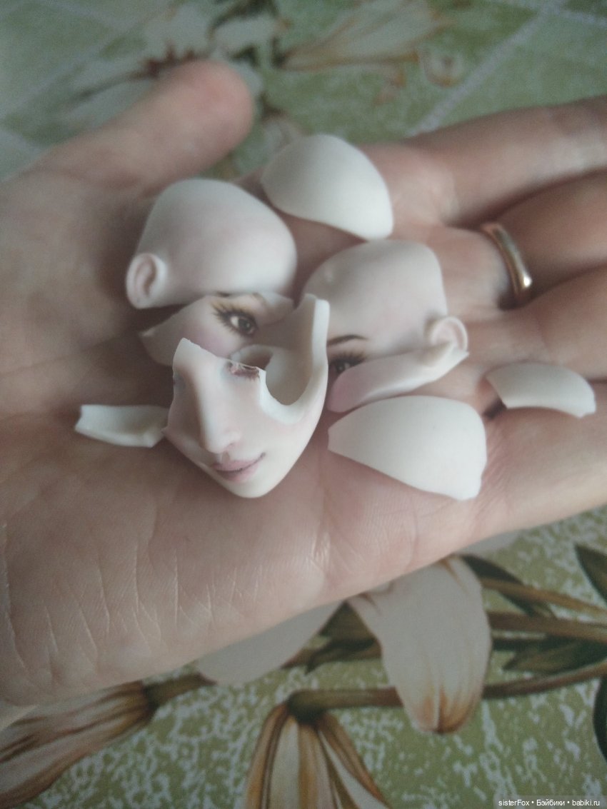 Фарфоровые сестры — Авторские шарнирные куклы своими руками: лепка (фото 5)