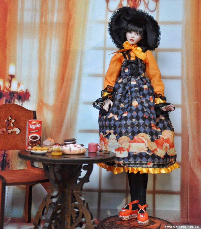 Тортиковая ведьмочка — Авторские шарнирные куклы своими руками: лепка (фото 3)