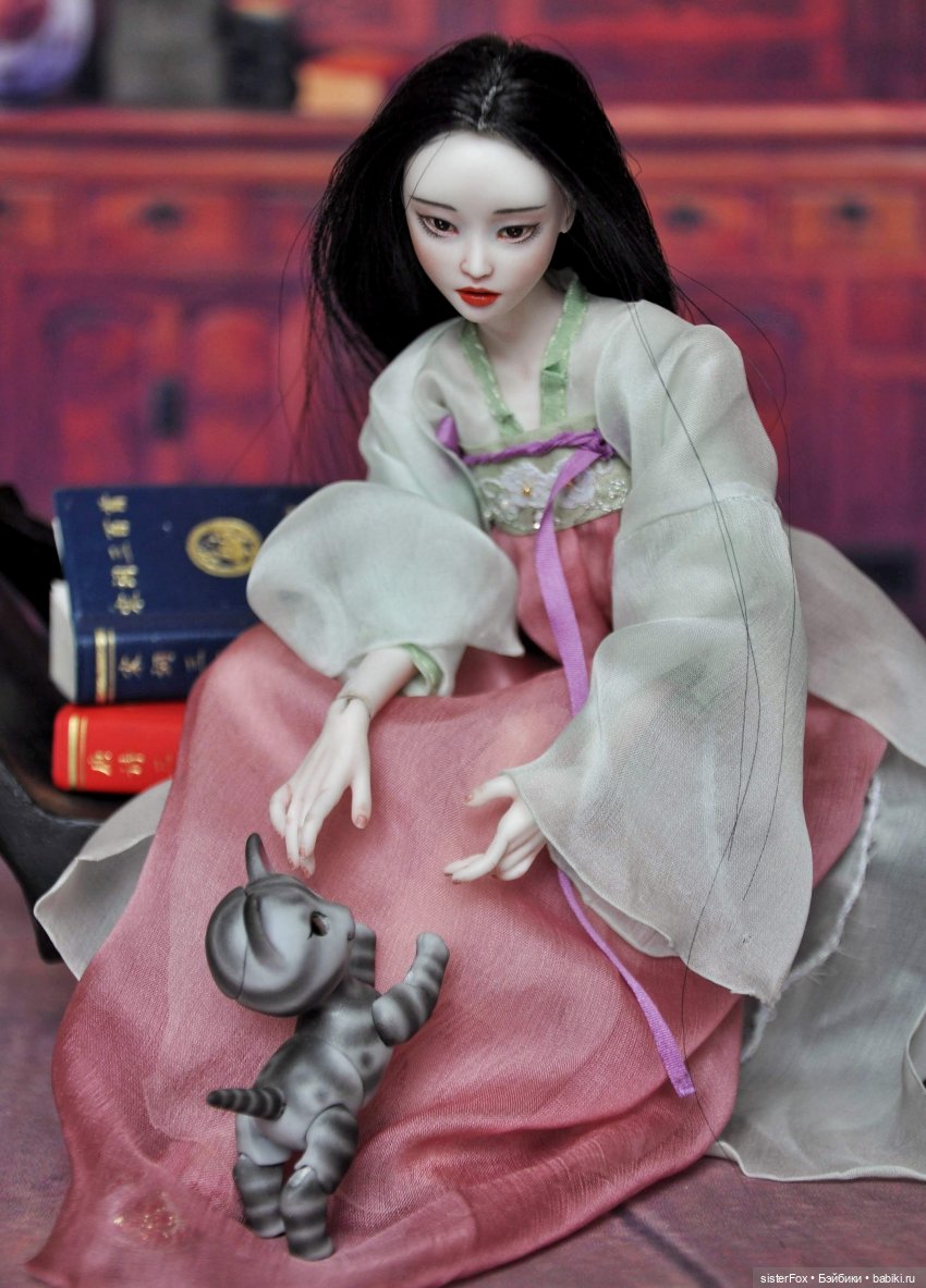 Фарфоровая принцесса — Авторские шарнирные куклы своими руками: лепка (фото 6)