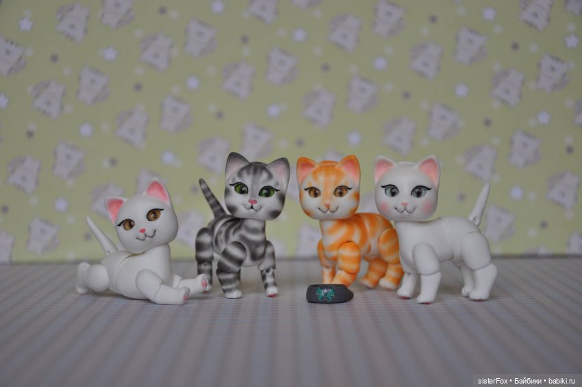 Котята | Бэйбики Котята — Авторские шарнирные куклы своими руками: лепка