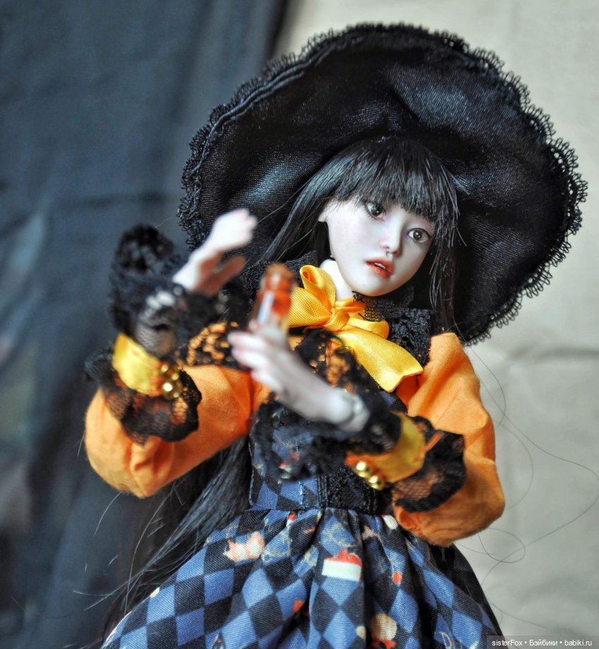 Тортиковая ведьмочка — Авторские шарнирные куклы своими руками: лепка (фото 10)