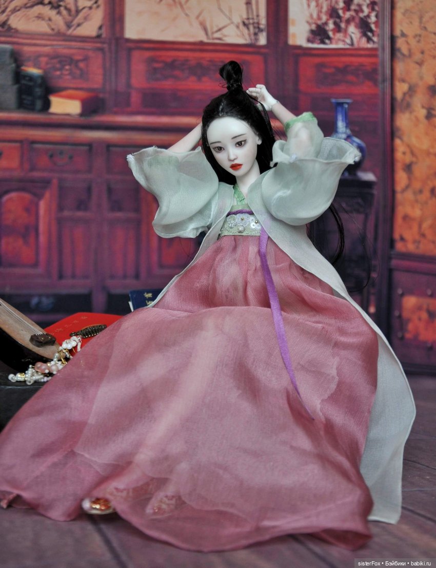 Фарфоровая принцесса — Авторские шарнирные куклы своими руками: лепка (фото 10)