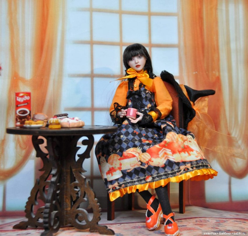 Тортиковая ведьмочка — Авторские шарнирные куклы своими руками: лепка (фото 5)