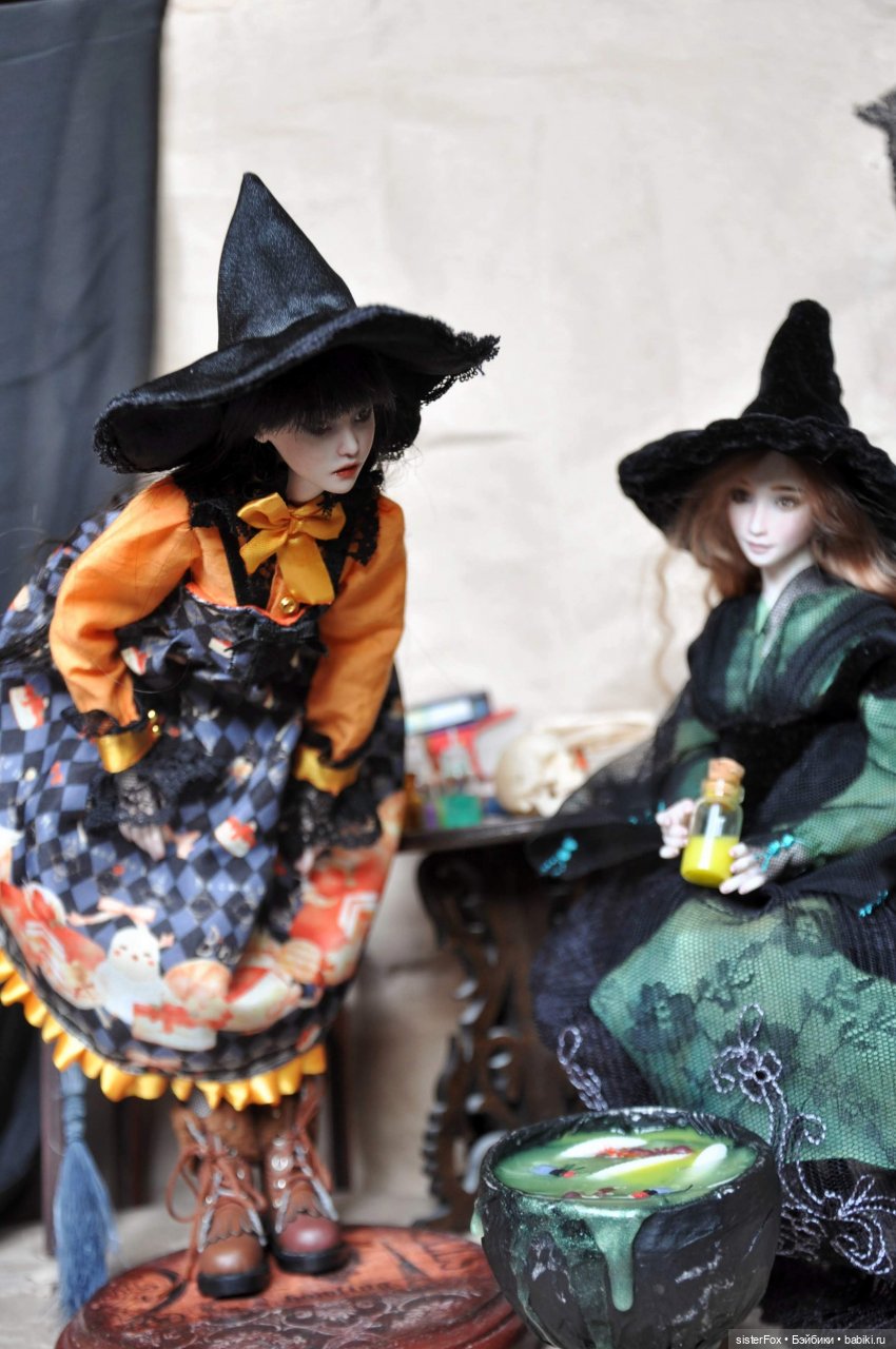 Тортиковая ведьмочка — Авторские шарнирные куклы своими руками: лепка