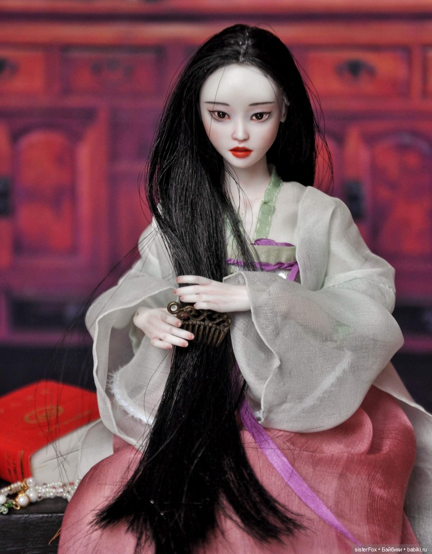 Фарфоровая принцесса — Авторские шарнирные куклы своими руками: лепка (фото 8)