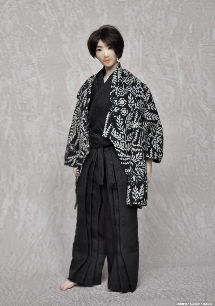 Парочка в кимоно — Авторские шарнирные куклы своими руками: лепка (фото 6)