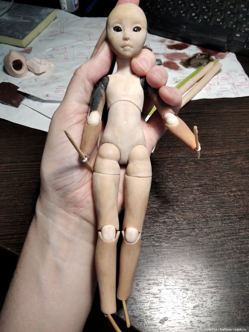 Новые шарнирные куклы-детки от SisterFox | Бэйбики Новые шарнирные куклы-детки от SisterFox (фото 2)