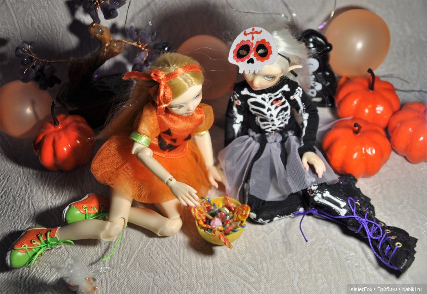 А вы празднуете Хэллоуин | Бэйбики А вы празднуете Хэллоуин — Авторские шарнирные куклы своими руками: лепка (фото 5)