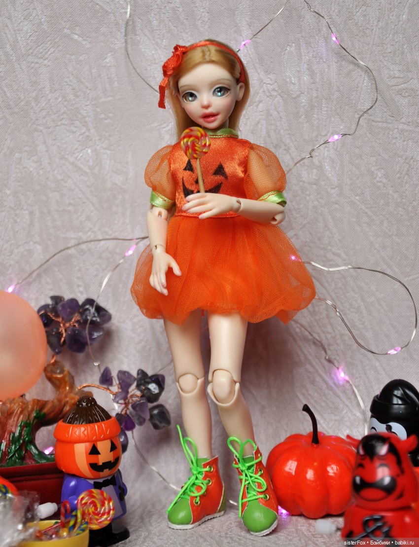 А вы празднуете Хэллоуин | Бэйбики А вы празднуете Хэллоуин — Авторские шарнирные куклы своими руками: лепка (фото 9)