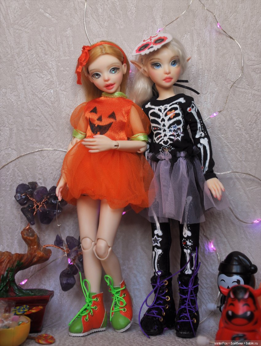 А вы празднуете Хэллоуин | Бэйбики А вы празднуете Хэллоуин — Авторские шарнирные куклы своими руками: лепка (фото 2)
