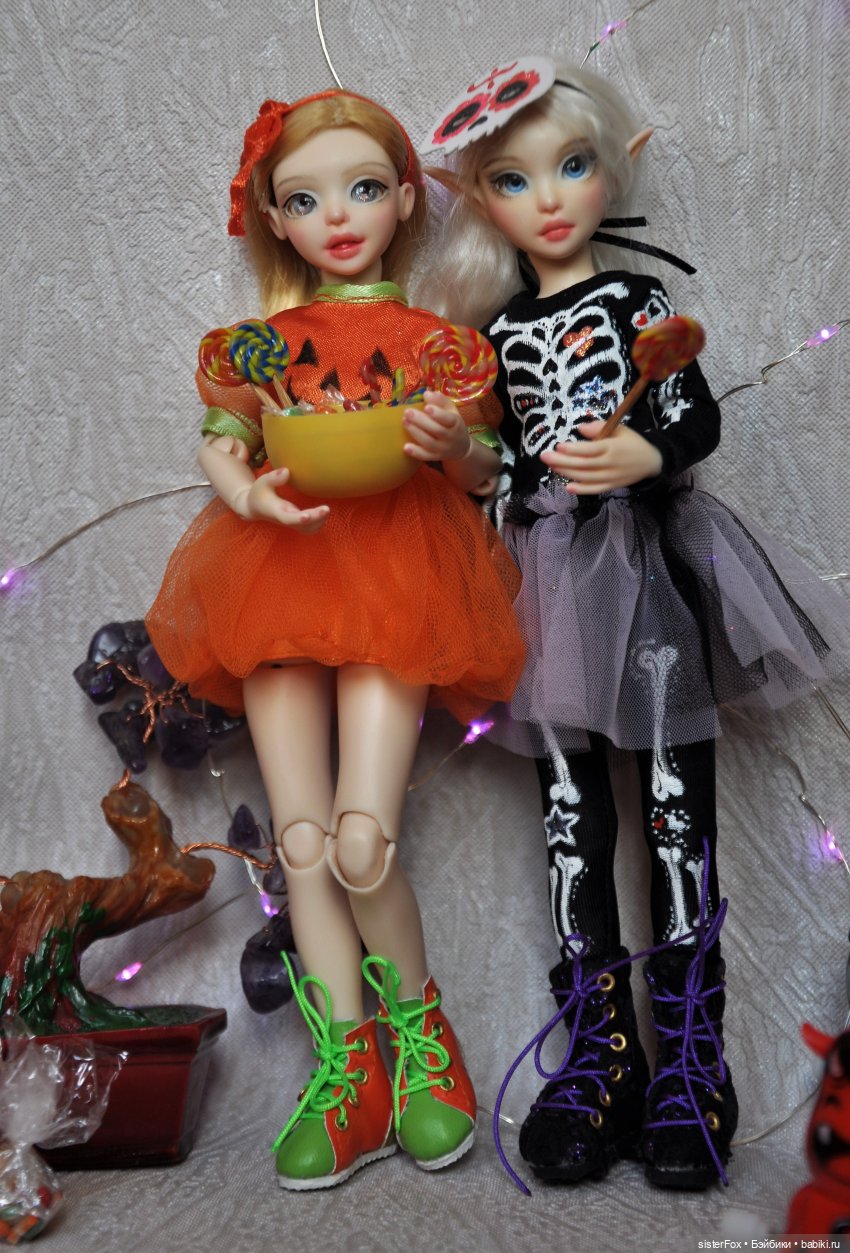 А вы празднуете Хэллоуин | Бэйбики А вы празднуете Хэллоуин — Авторские шарнирные куклы своими руками: лепка (фото 3)