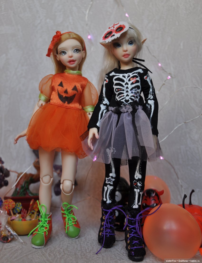 А вы празднуете Хэллоуин | Бэйбики А вы празднуете Хэллоуин — Авторские шарнирные куклы своими руками: лепка