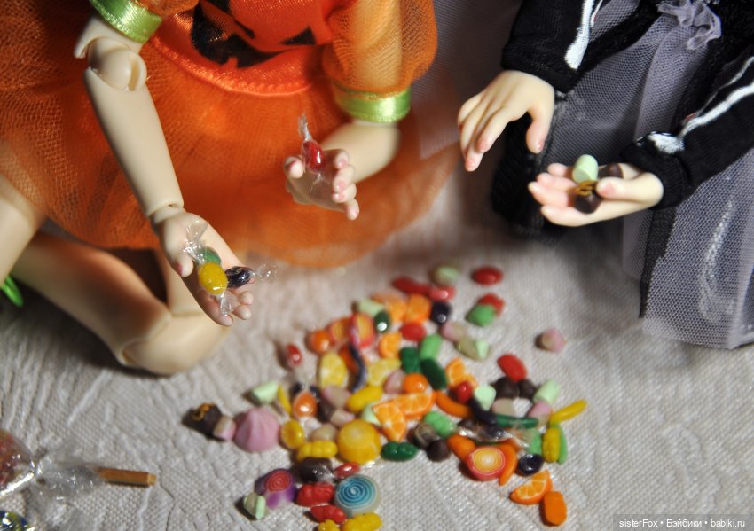 А вы празднуете Хэллоуин | Бэйбики А вы празднуете Хэллоуин — Авторские шарнирные куклы своими руками: лепка (фото 8)